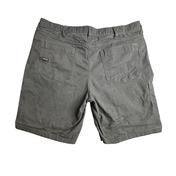 Ariat Other - Ariat Cargo Shorts Mens 38 Gray Rebar M4 Relaxed Work Utility Tough 10030271